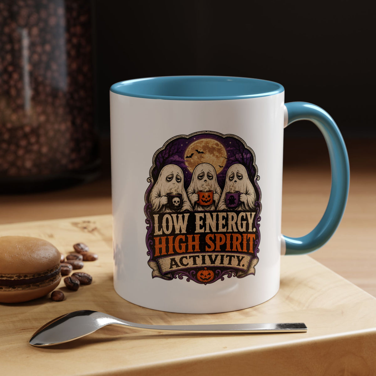 Halloween  Low Energy High Spirit Accent Coffee Mug
