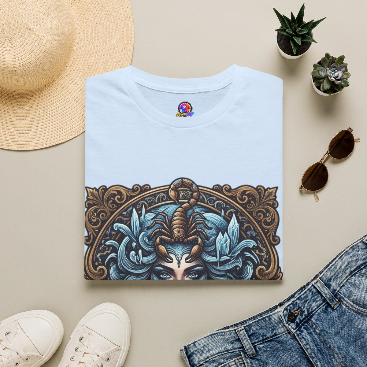 Scorpio Astrology T-Shirt — "Beautifully Intense" Zodiac Graphic Tee