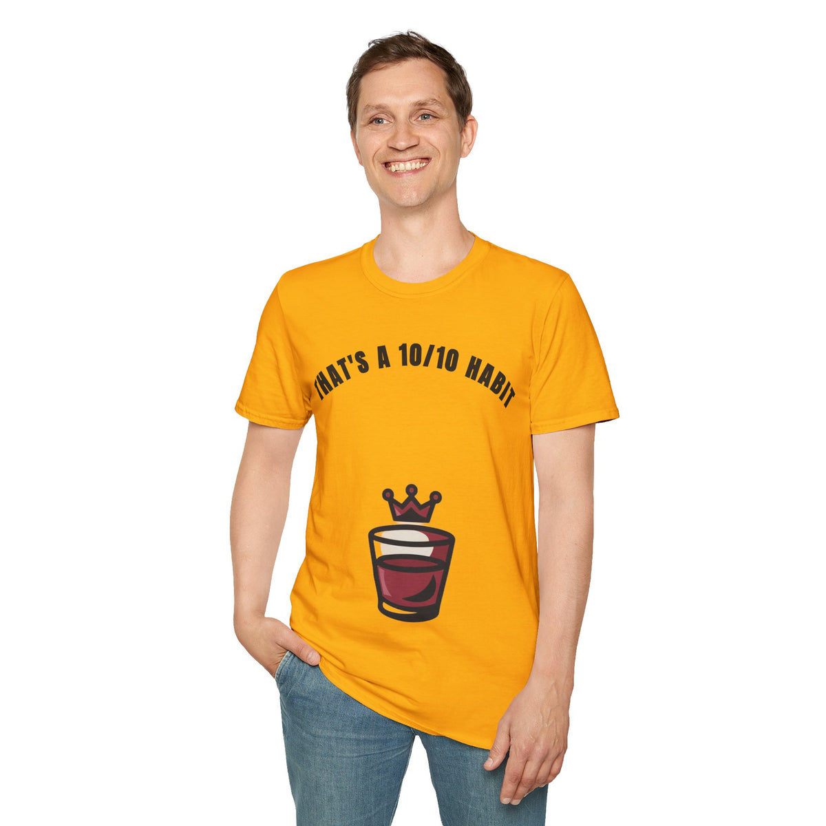 That's a 10/10 Habit T-Shirt — Coffee & Routine Graphic Tee - Trending Now - September 2026