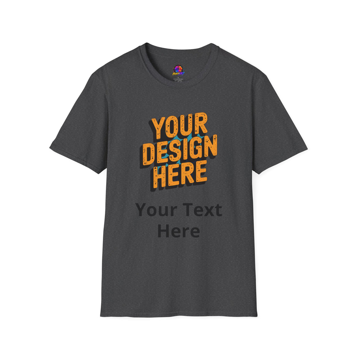 Unisex Softstyle T-Shirt - Personalize Your Own T-Shirt With Choice Of Your Colors And Designs