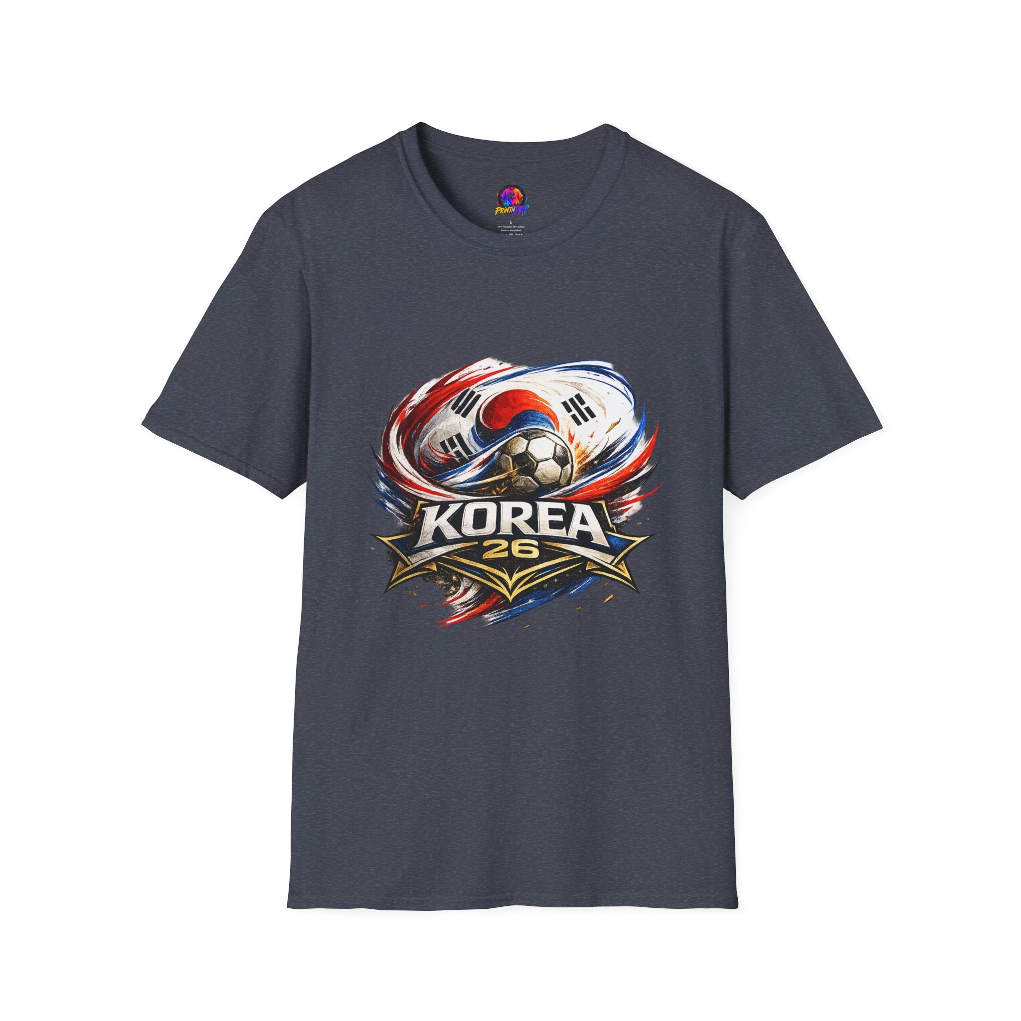 Korea Soccer T‑Shirt — Korea Football Crest Tee