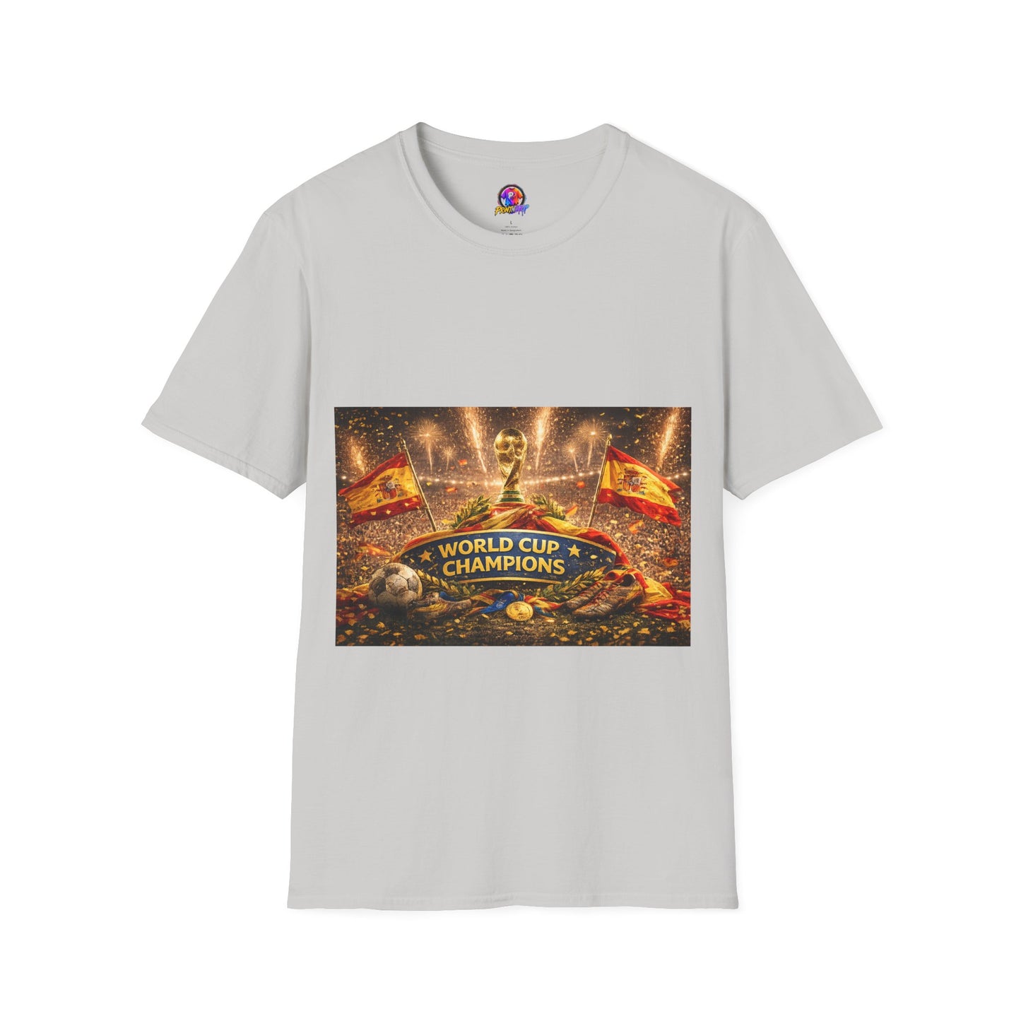 World Cup Champions T-Shirt — Spanish Football Victory Design