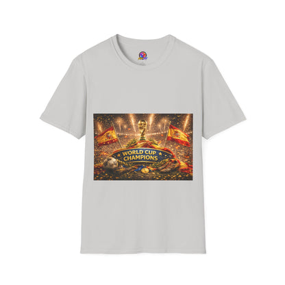 World Cup Champions T-Shirt — Spanish Football Victory Design