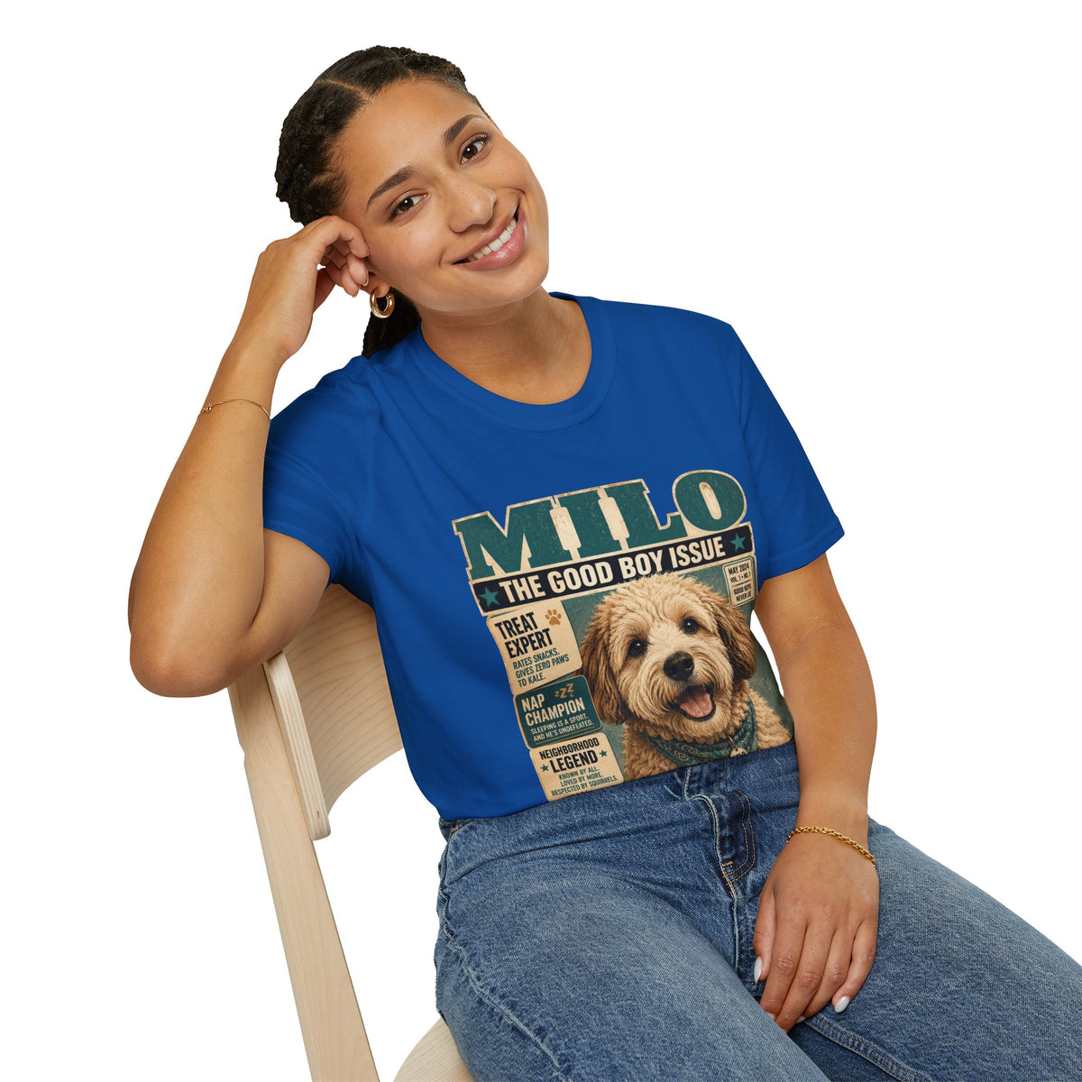 Milo 'The Good Boy Issue' Dog Magazine T-Shirt