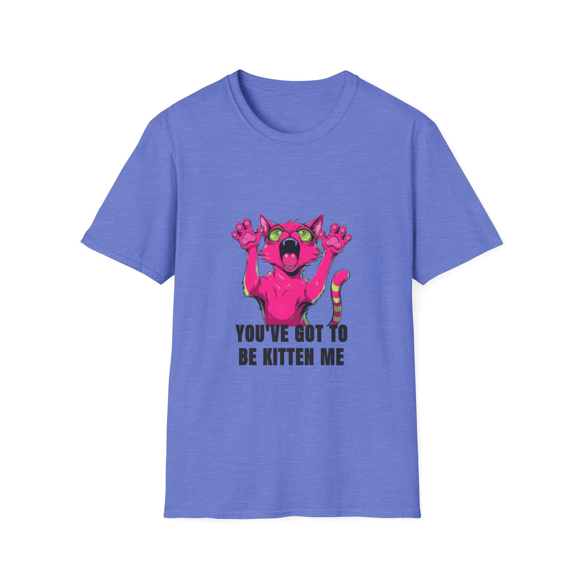 Funny Pink Screaming Cat T-Shirt — "You've Got to Be Kitten Me" Graphic Tee - Trending Now - August 2026