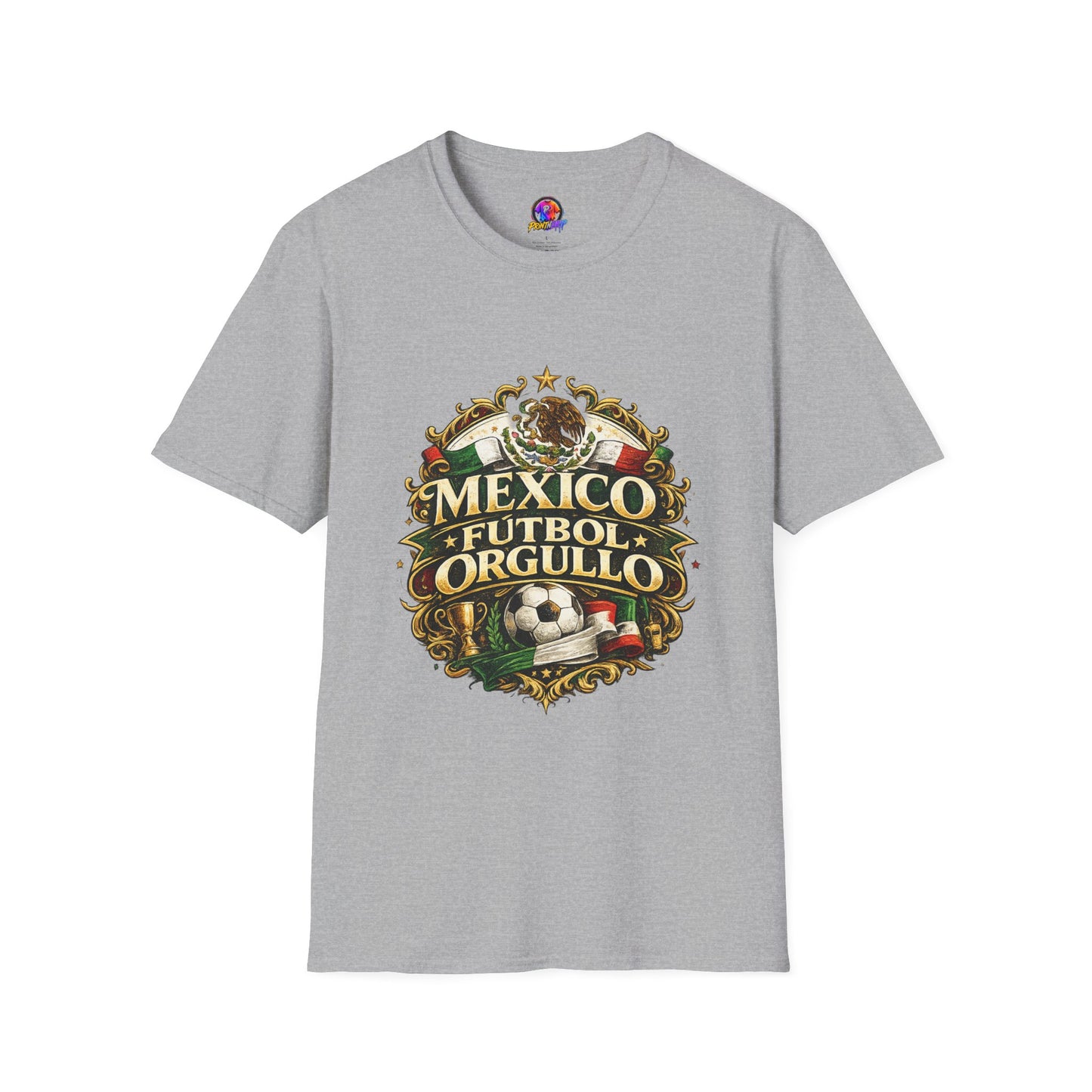 Mexico Fútbol Orgullo T-Shirt — Mexican Soccer Pride Graphic Tee