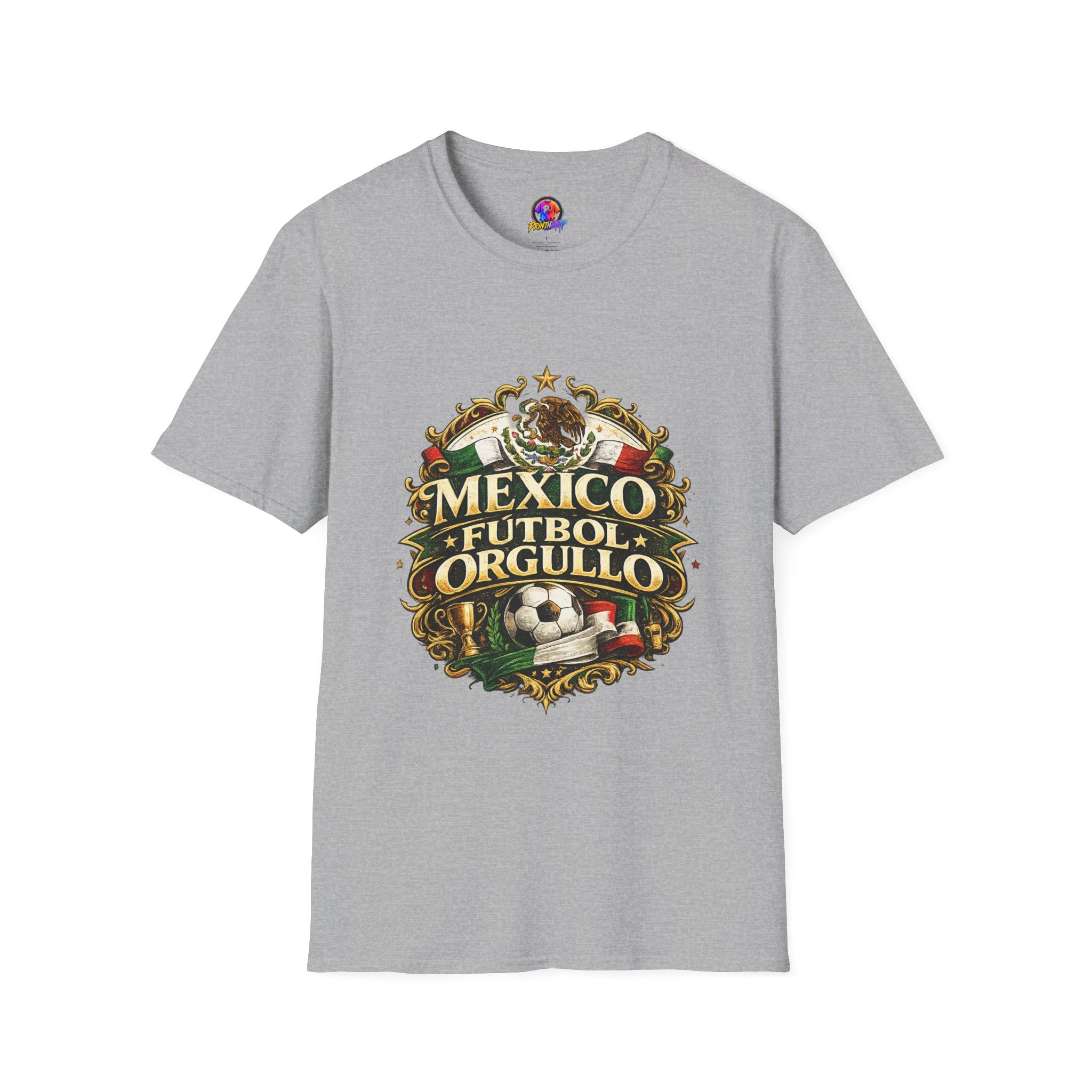 Mexico Fútbol Orgullo T-Shirt — Mexican Soccer Pride Graphic Tee