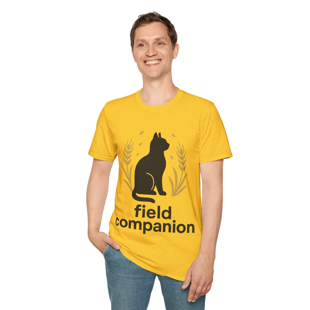 Field Companion Cute Cat Tee - Cottagecore Botanical Black Cat Graphic T-Shirt - Trending Now - September 2026