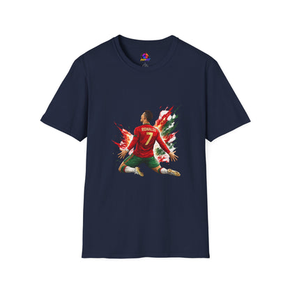 Portugal Soccer Player #7 Graphic T‑Shirt — Dynamic Portugal Fan Tee