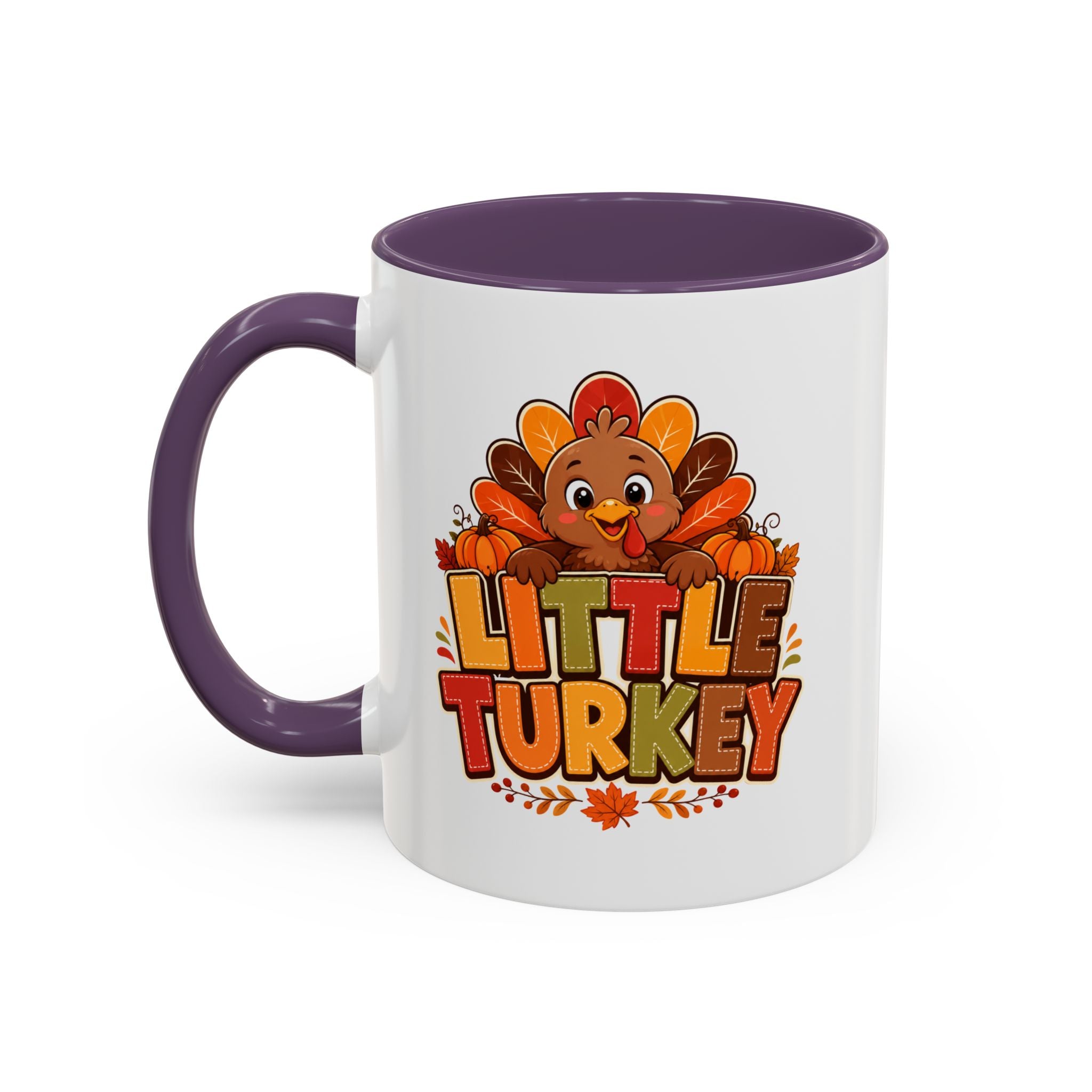 Thanksgiving Mug Little Turkey Coffee Mug — Cute Thanksgiving Kid Mug