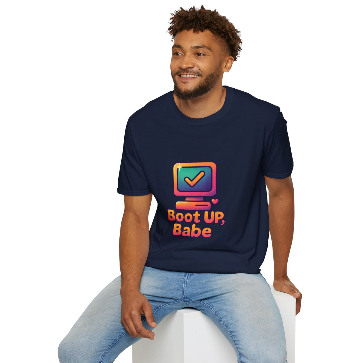 Boot Up Babe T-Shirt — Retro Computer Graphic Tee - Trending Now - October 2026
