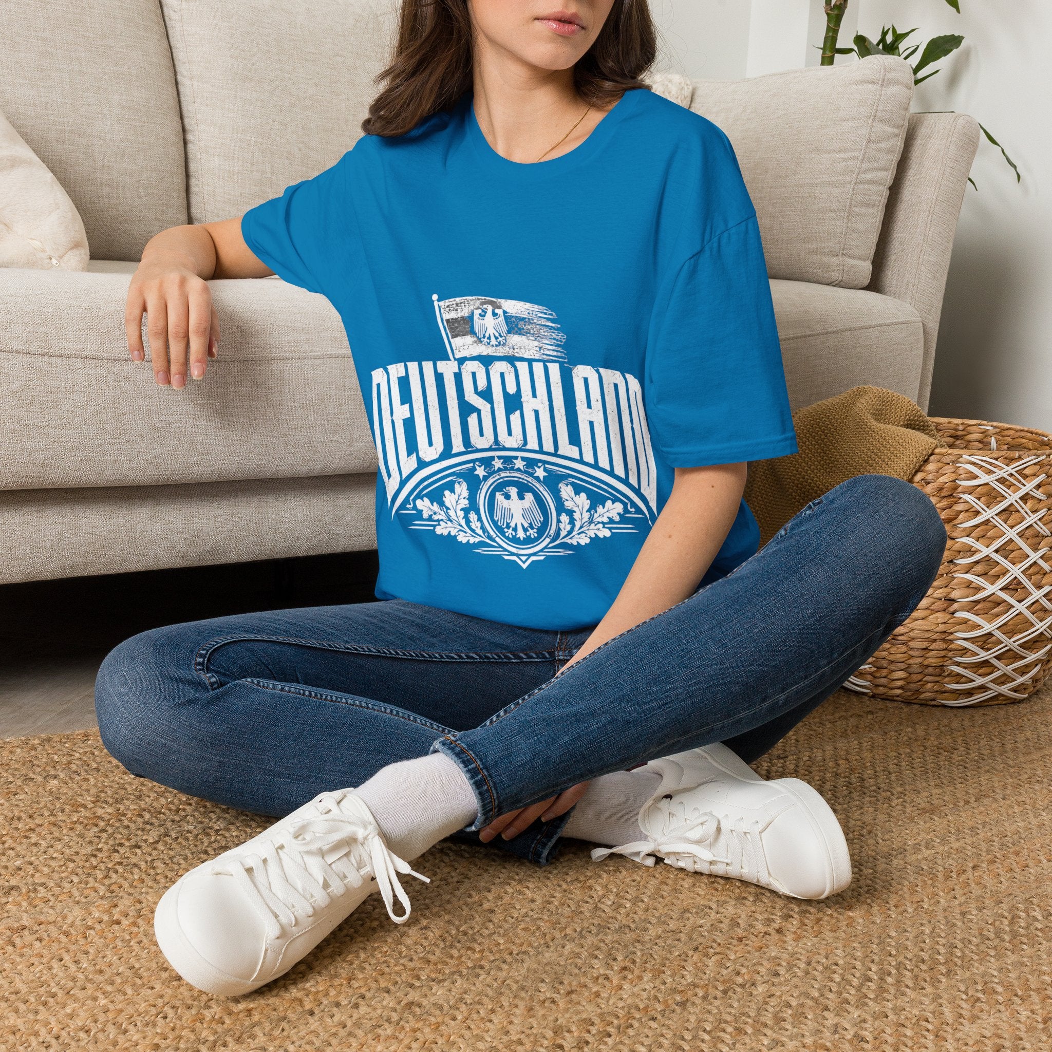 Germany Deutschland T-Shirt — Vintage German Crest Soccer Fan Tee