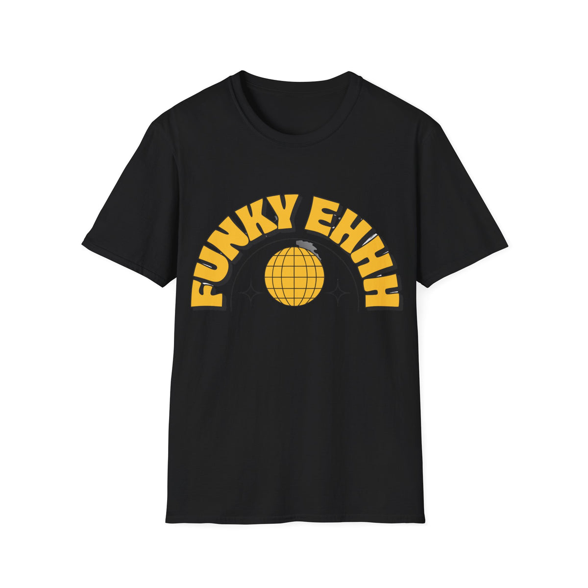 Funky Ehhh T-Shirt — Retro Yellow Disco Graphic Tee - Trending Now - August 2026