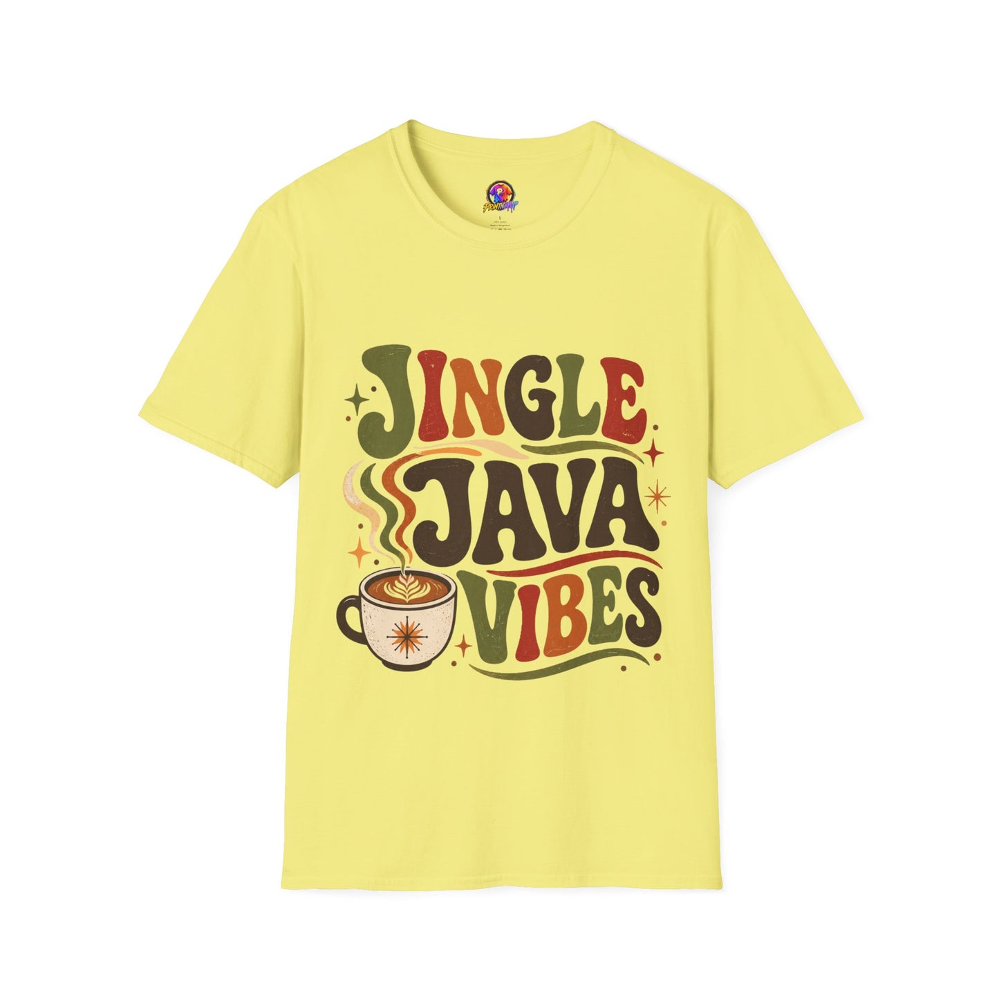Retro "Jingle Java Vibes" T-Shirt
