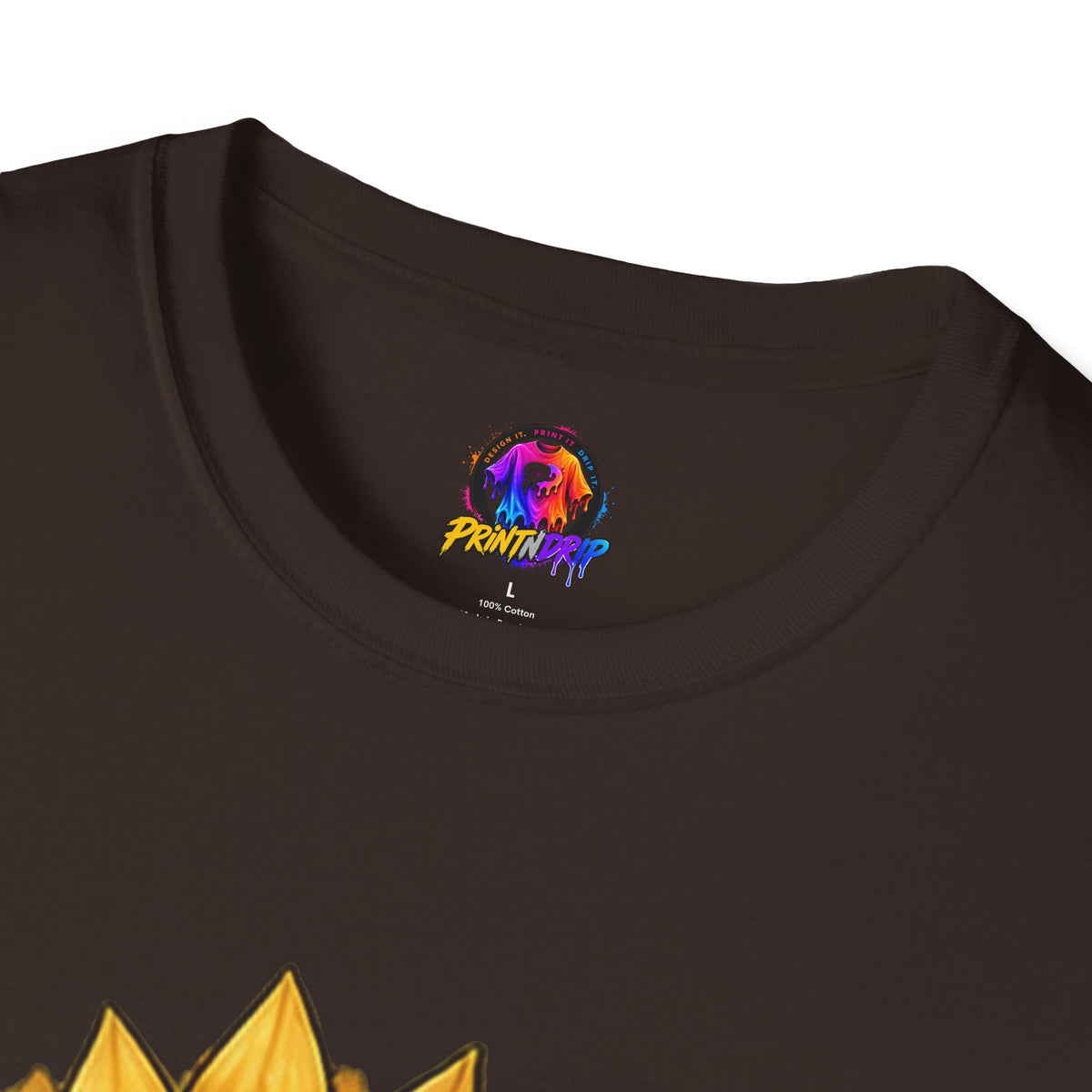 Braver Than Cancer Childhood Cancer Awareness Sunflower T-Shirt