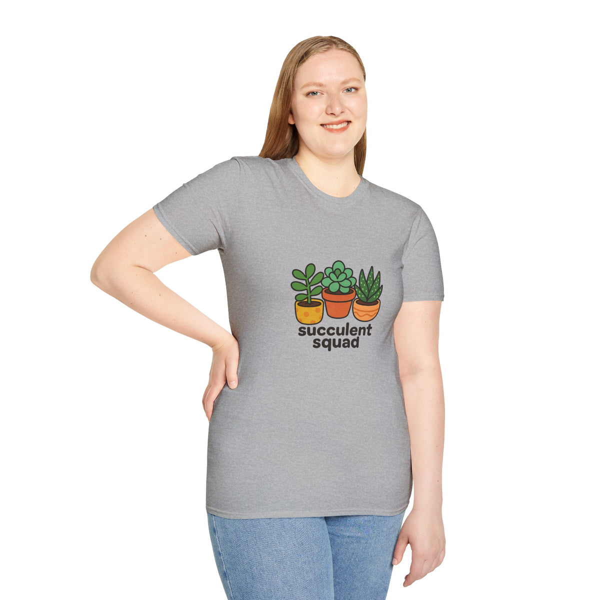Succulent Trio T-Shirt — Cute Potted Plant Graphic Tee - Trending Now - August 2026