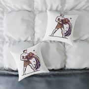 Aquarius Zodiac Pillow — Water Bearer Horoscope Accent Cushion