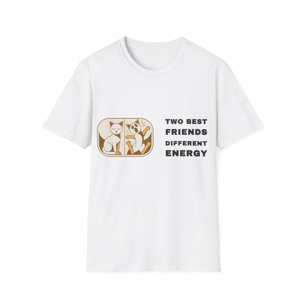 Cat and Dog T-Shirt — "Two Best Friends, Different Energy" Cute Pet Graphic Tee - Trending Now - September 2026