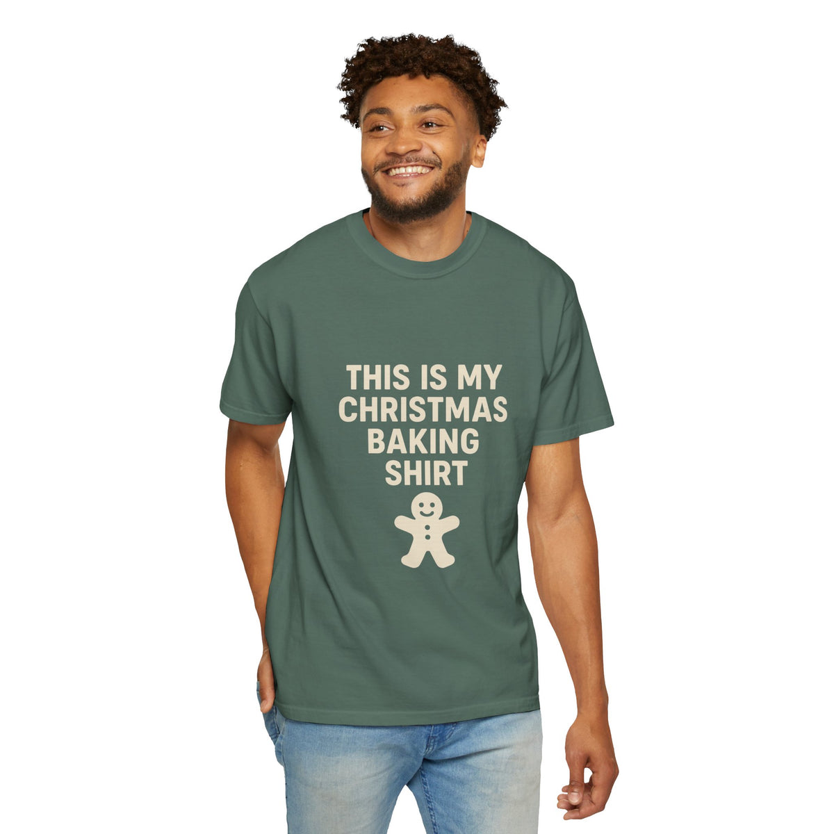 Christmas Baking Shirt — 'This Is My Christmas Baking Shirt' Tee with Gingerbread Graphic- Trending Now - October 2026