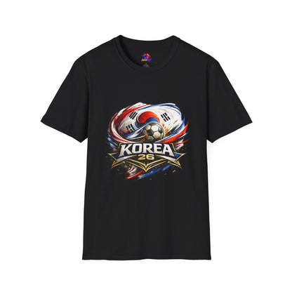 Korea Soccer T‑Shirt — Korea Football Crest Tee