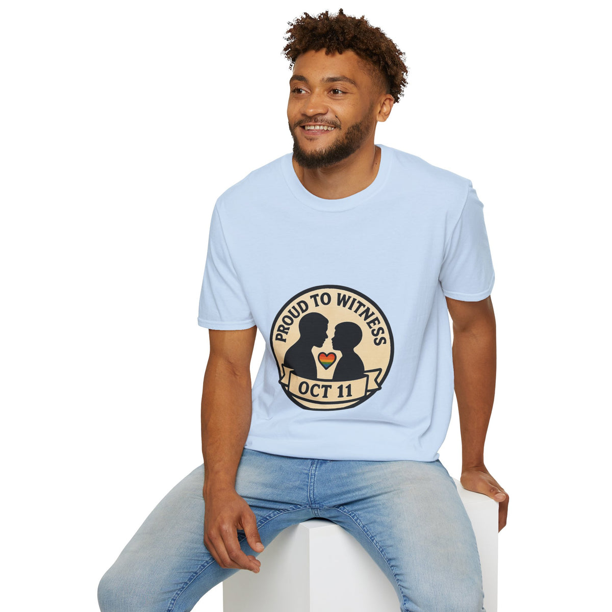 T-Shirt — Proud to Witness Oct 11 Badge Tee - Trending Now - October 2026