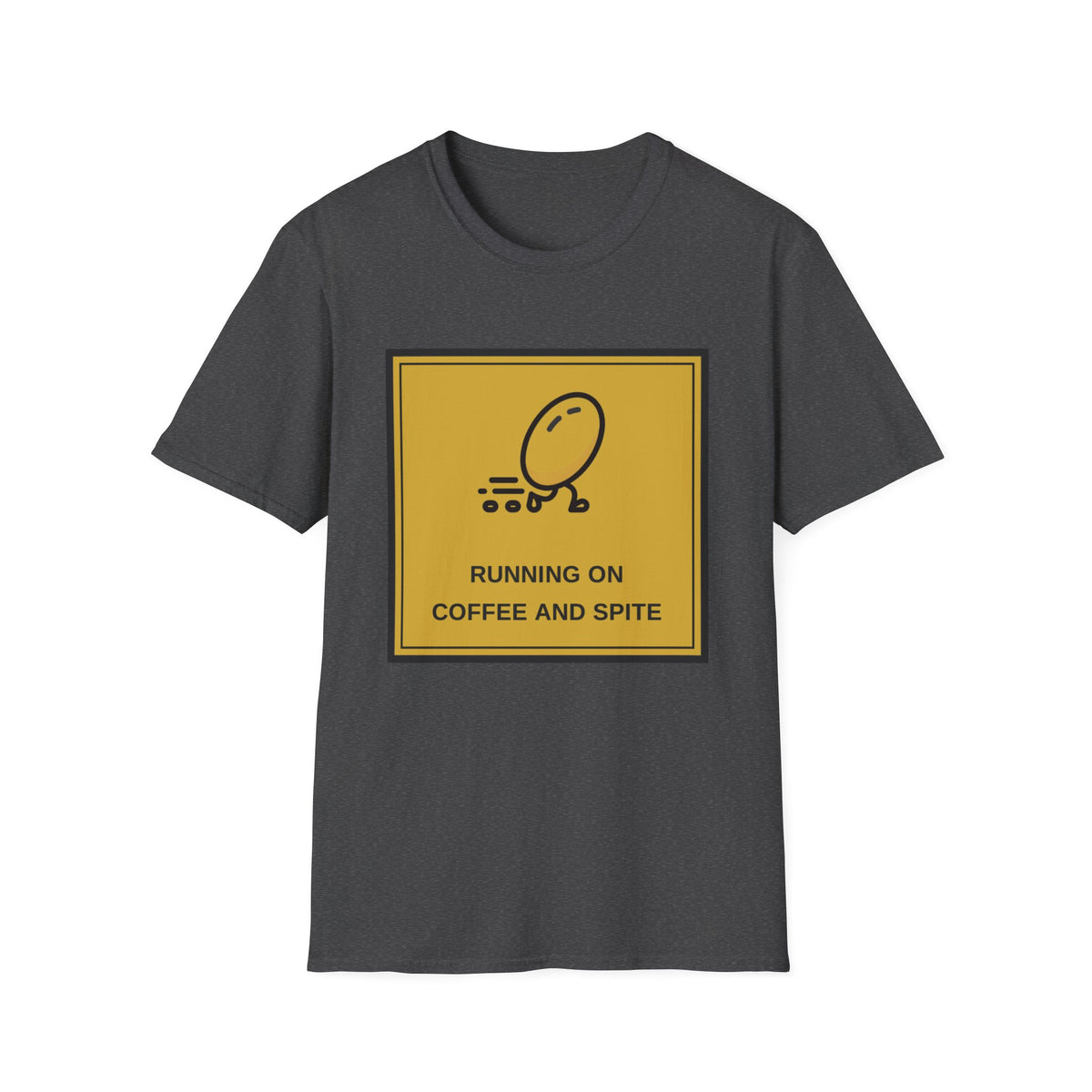 T-Shirt — Running On Coffee And Spite Graphic Tee - Trending Now - August 2026
