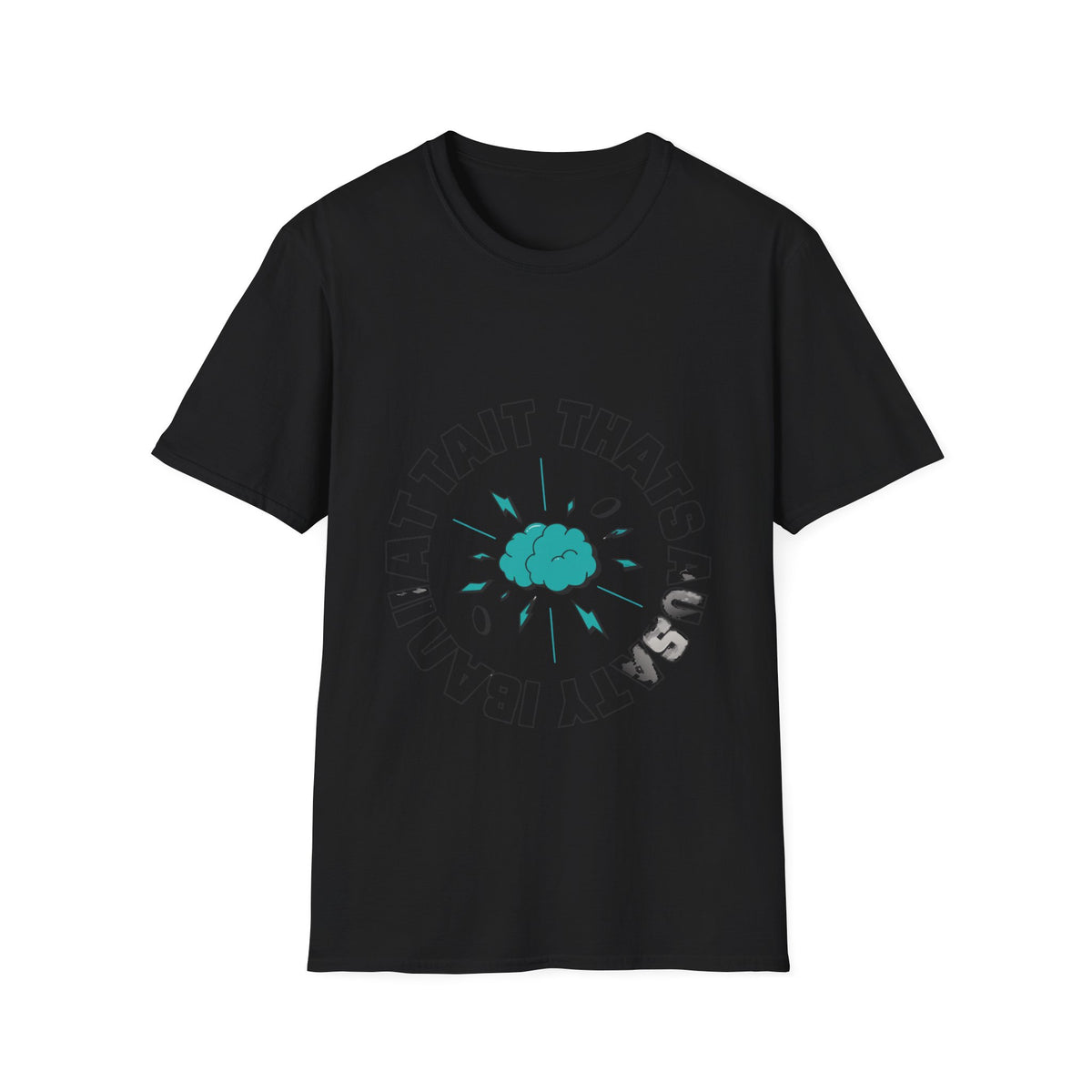 "That's Anxiety" Brain Storm Circular Graphic Tee - Trending Now - September 2026