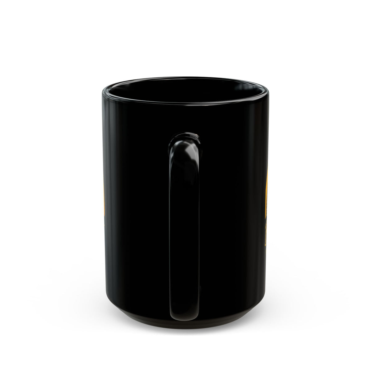 Be The Light Black Mug — Inspirational Rainbow Ribbon Childhood Cancer Awareness Coffee Cup (11oz & 15oz)