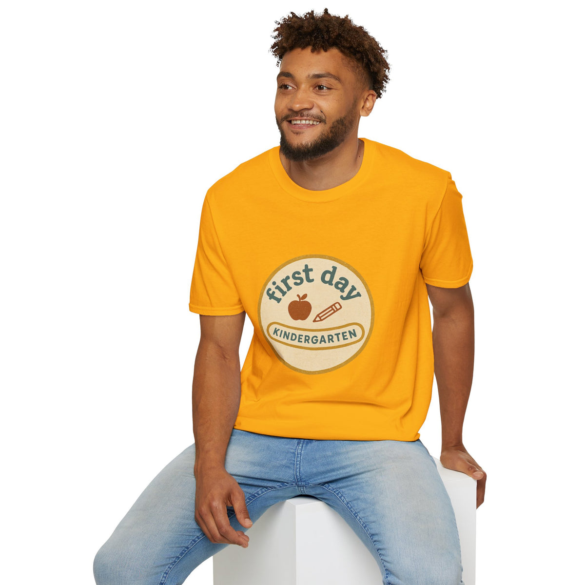 First Day Kindergarten Badge T-Shirt — Cute Back-to-School Tee for Teachers & Parents - Trending Now - August 2026