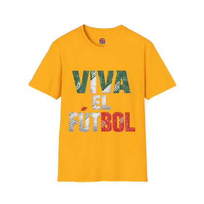 Mexico T-Shirt — "Viva El Fútbol" Mexican Soccer Graphic Tee