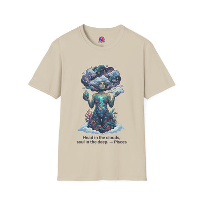 Dreamscape Goddess T-Shirt — 'Head in the Clouds' Surreal Art Tee