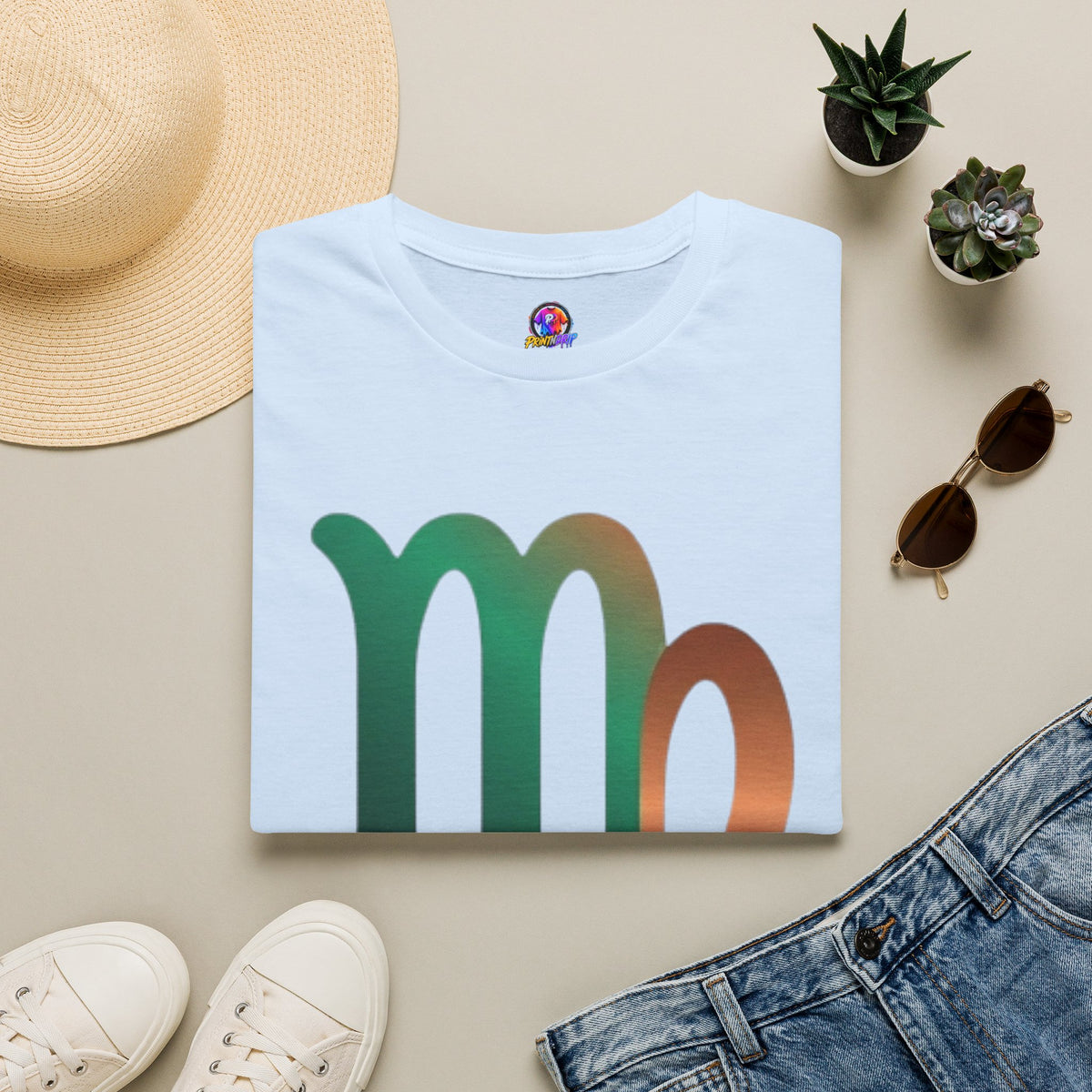 Virgo Zodiac Drip T-Shirt — Colorful Virgo Sign Astrology Tee
