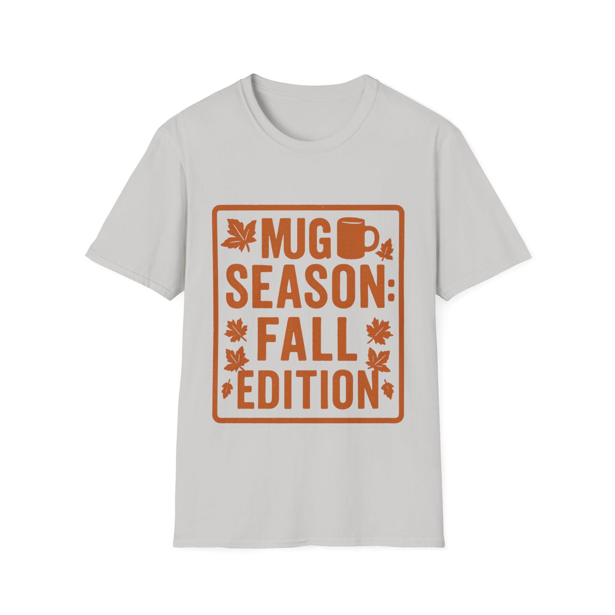 "Mug Season Fall Edition" Retro Aesthetic Graphic Tee - Cozy Autumn Vibe White T-Shirt - Trending Now - September 2026
