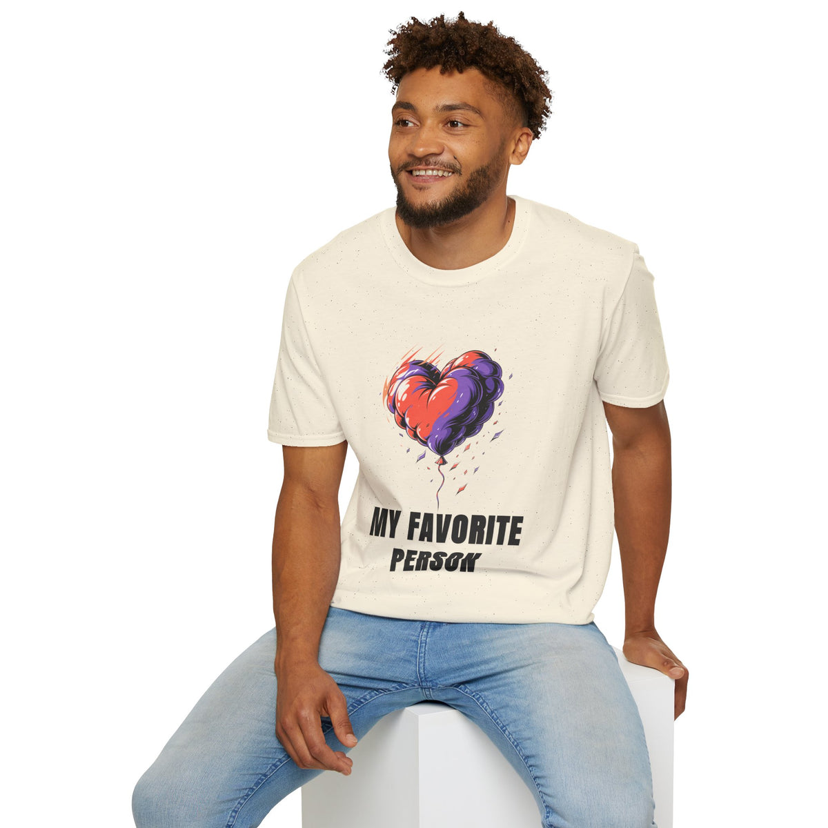 Heart Graphic T-Shirt — "My Favorite Person" Casual Tee - Trending Now - August 2026