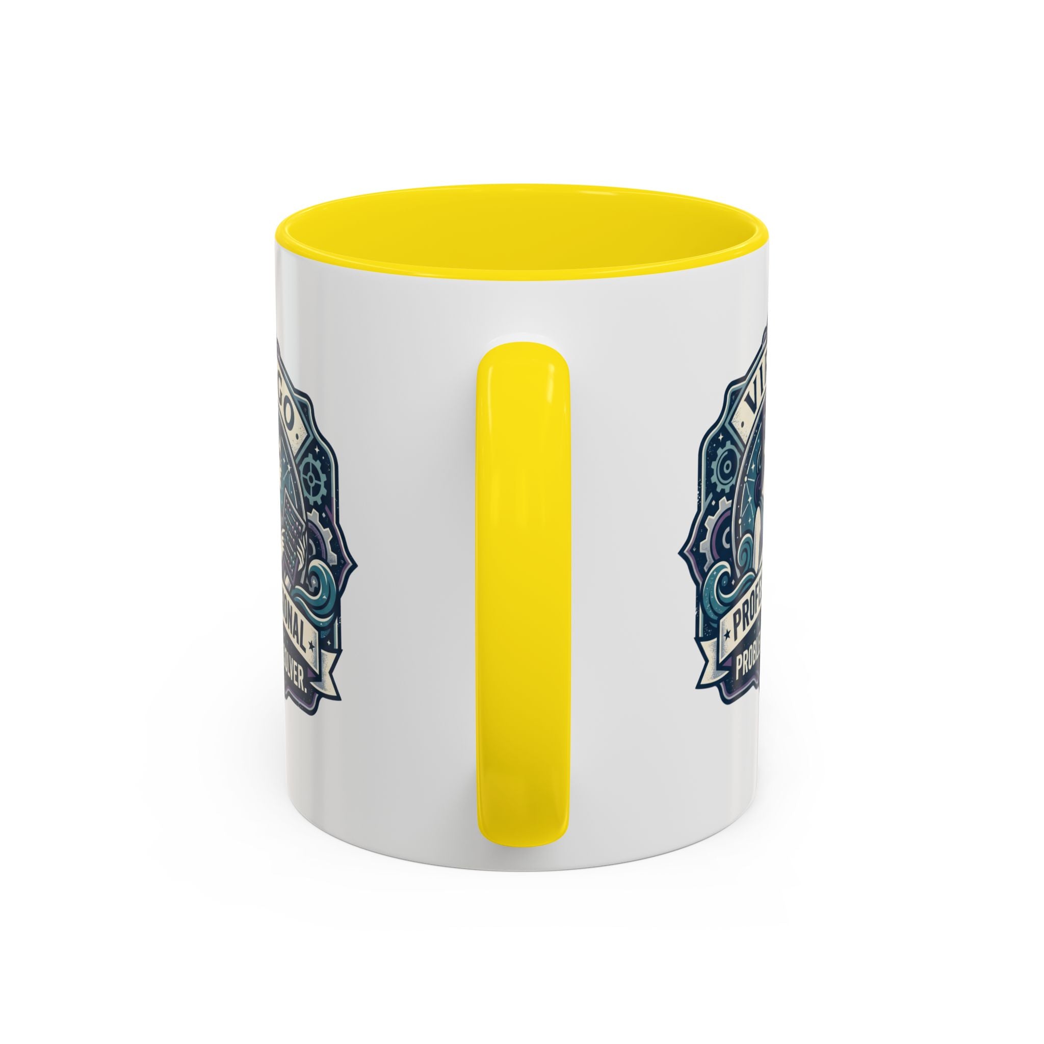 Virgo 'Professional Problem Solver' Accent Coffee Mug — Zodiac Astrology Gift
