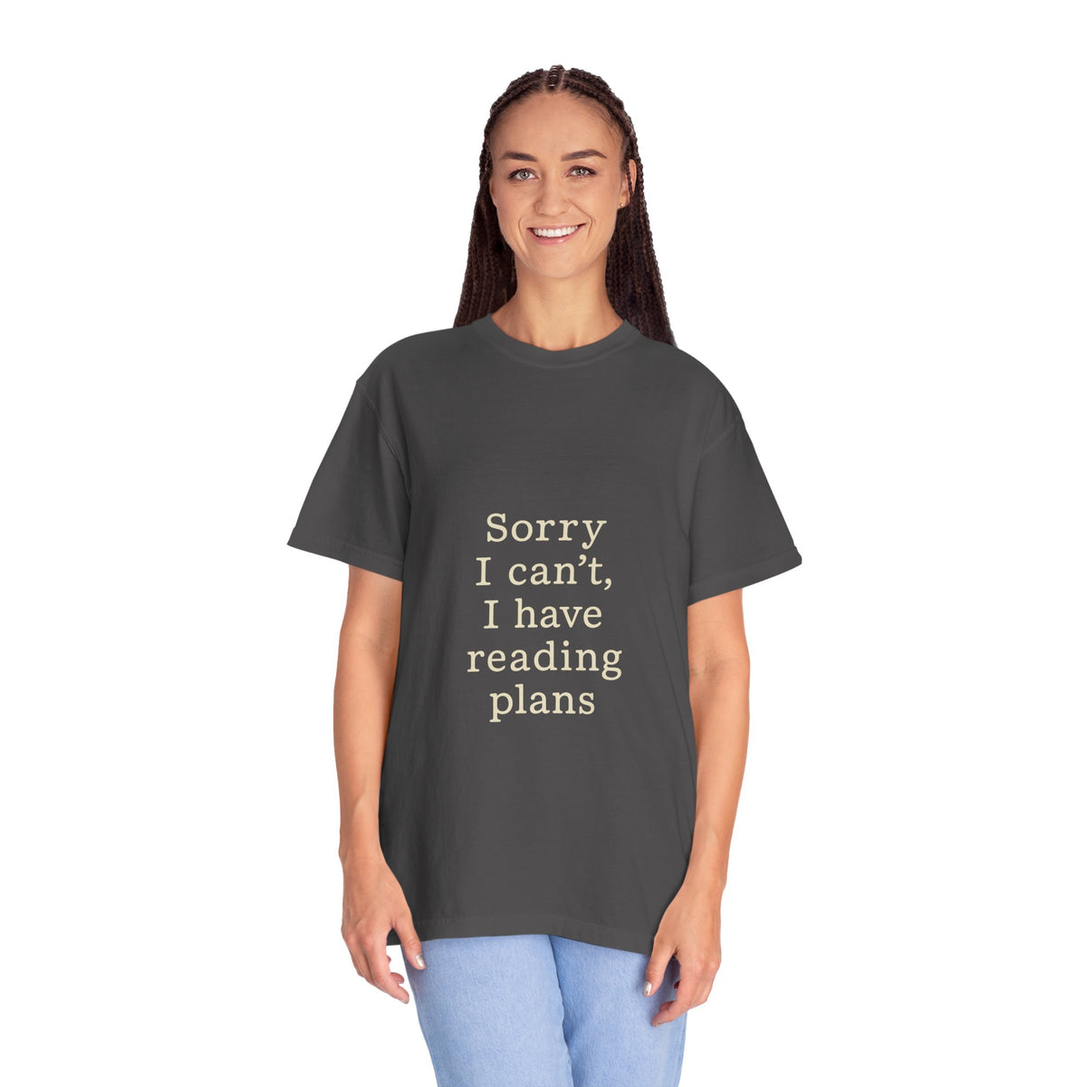Reading Plans T-Shirt — "Sorry I Can't, I Have Reading Plans" Literary Tee - Trending Now - October 2026