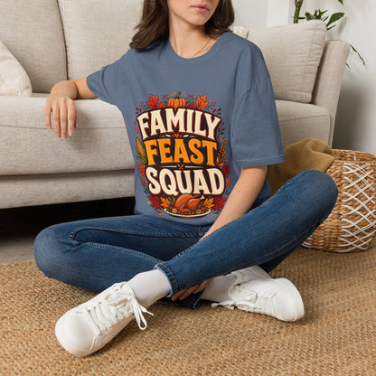 Family Feast Squad T-Shirt — Thanksgiving Fall Harvest Tee