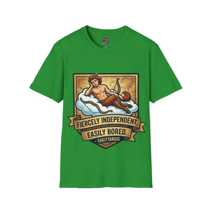 Sagittarius Zodiac T‑Shirt — Fiercely Independent, Easily Bored Astrology Tee