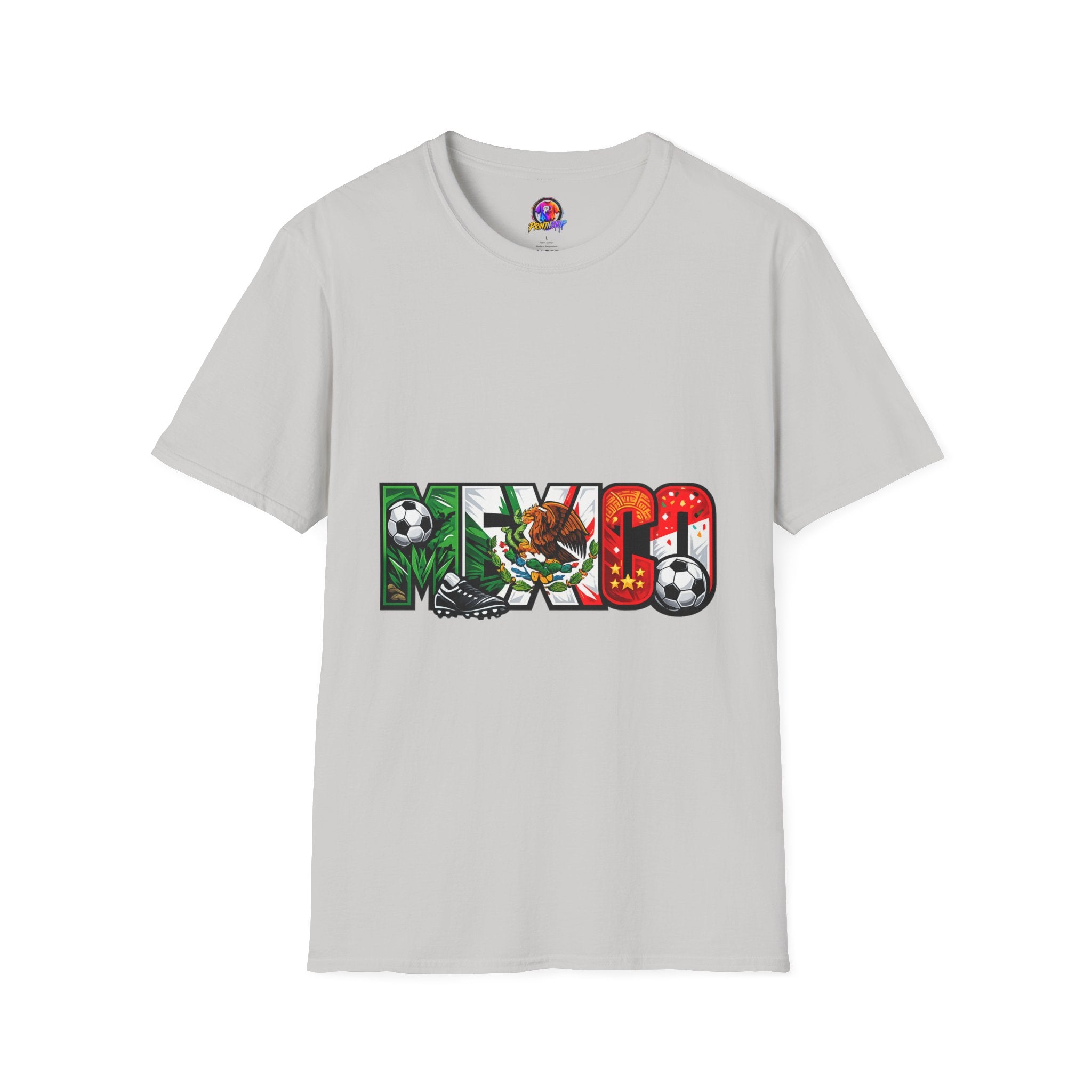 Mexico Soccer T-Shirt — Mexican Flag Football Pride Tee