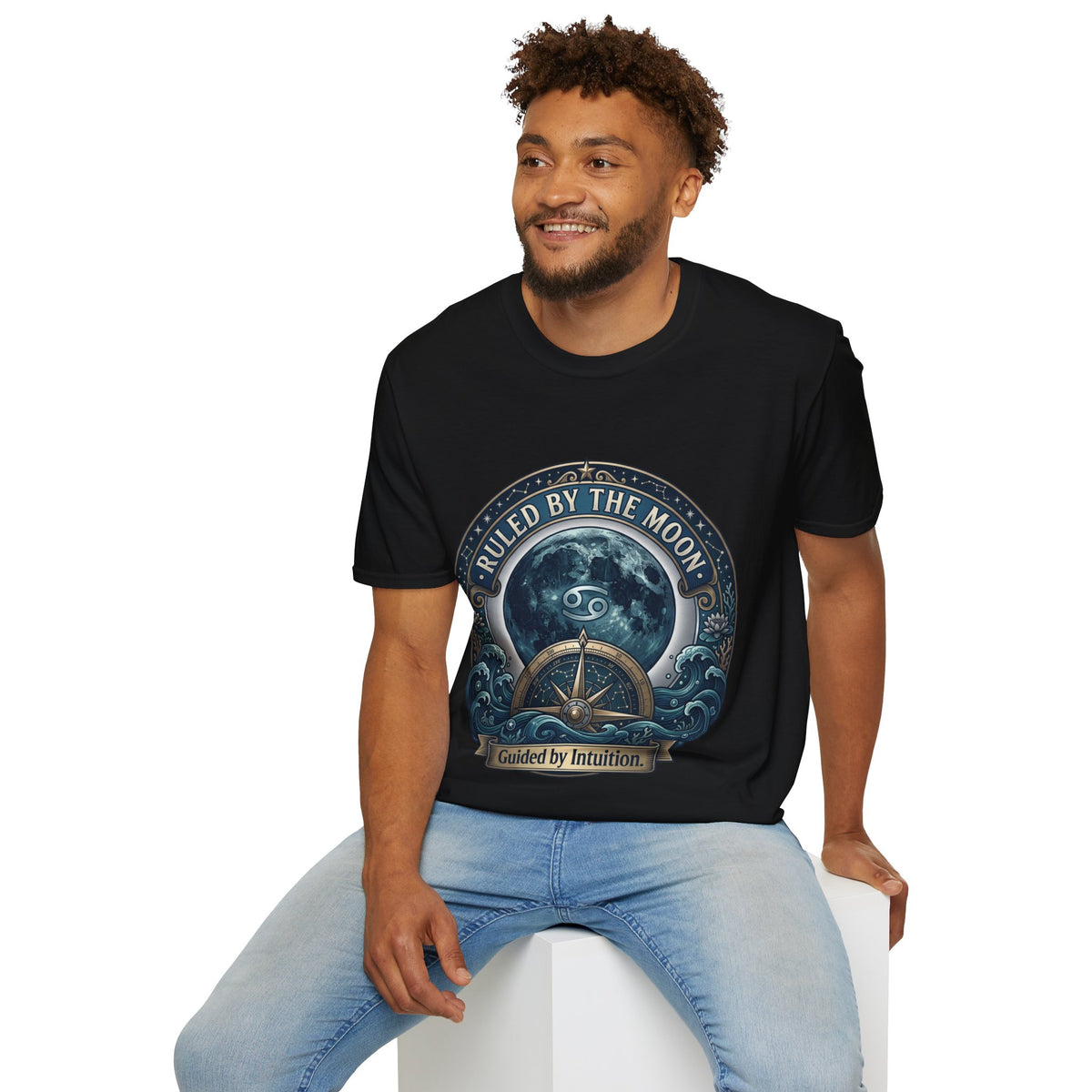 Ruled by the Moon T-Shirt — Moonphase Zodiac Graphic Tee