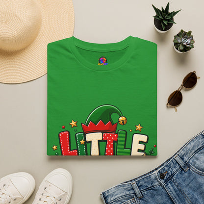 Little Elf Christmas T-Shirt — Cute Holiday Kids/Family Elf Tee