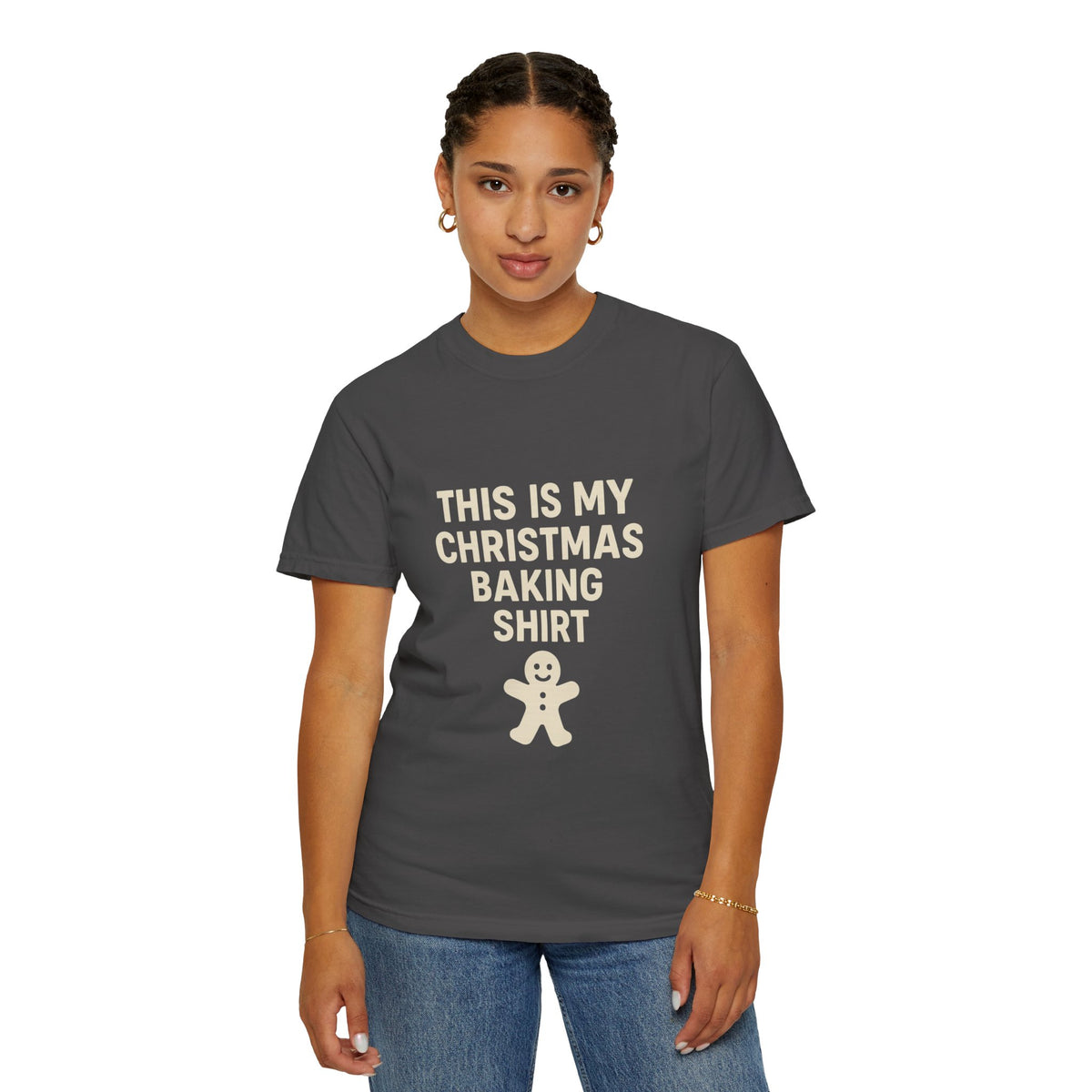 Christmas Baking Shirt — 'This Is My Christmas Baking Shirt' Tee with Gingerbread Graphic- Trending Now - October 2026