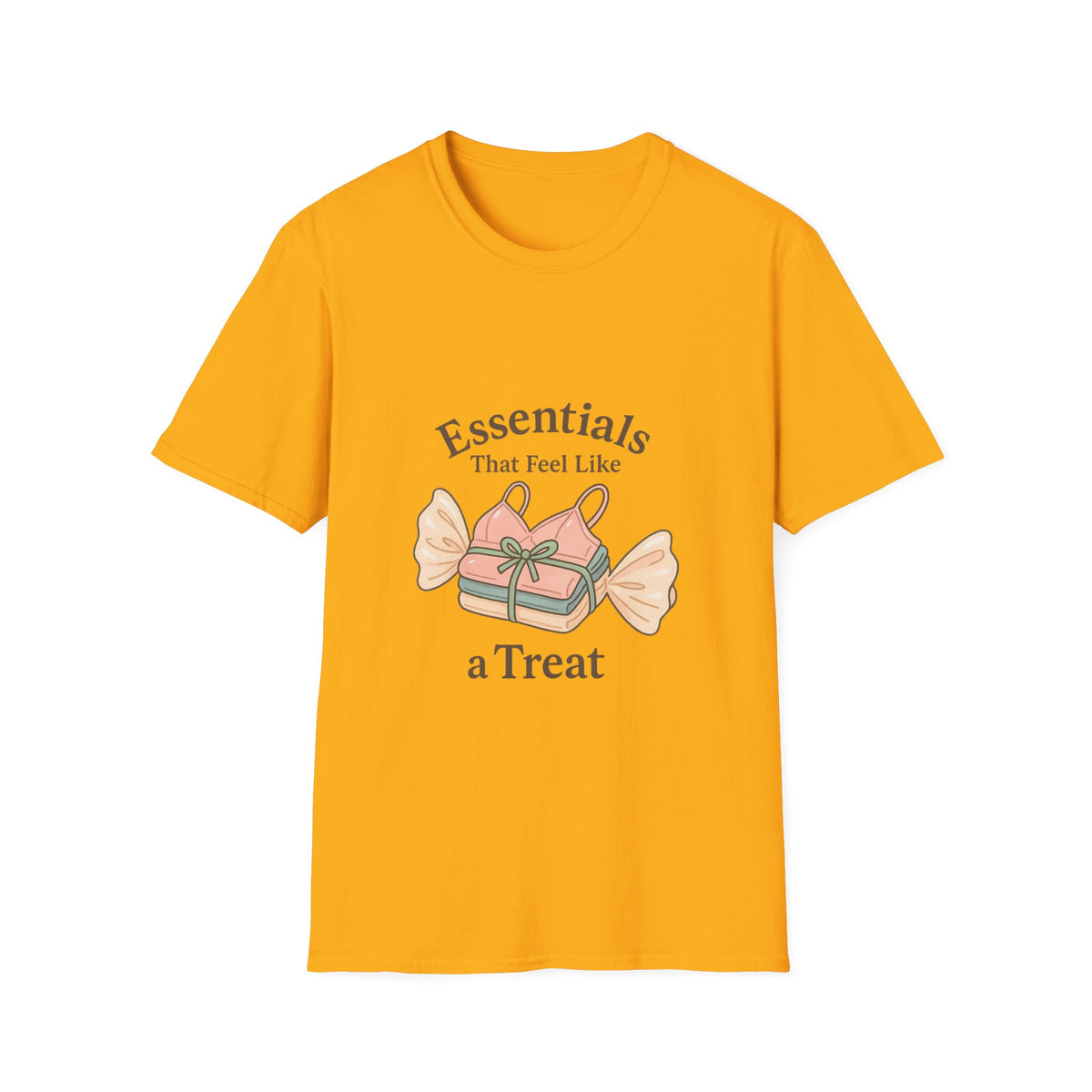 T-Shirt - "Essentials Are Hard To Resist" Candy Graphic Tee - Trending Now - October 2026