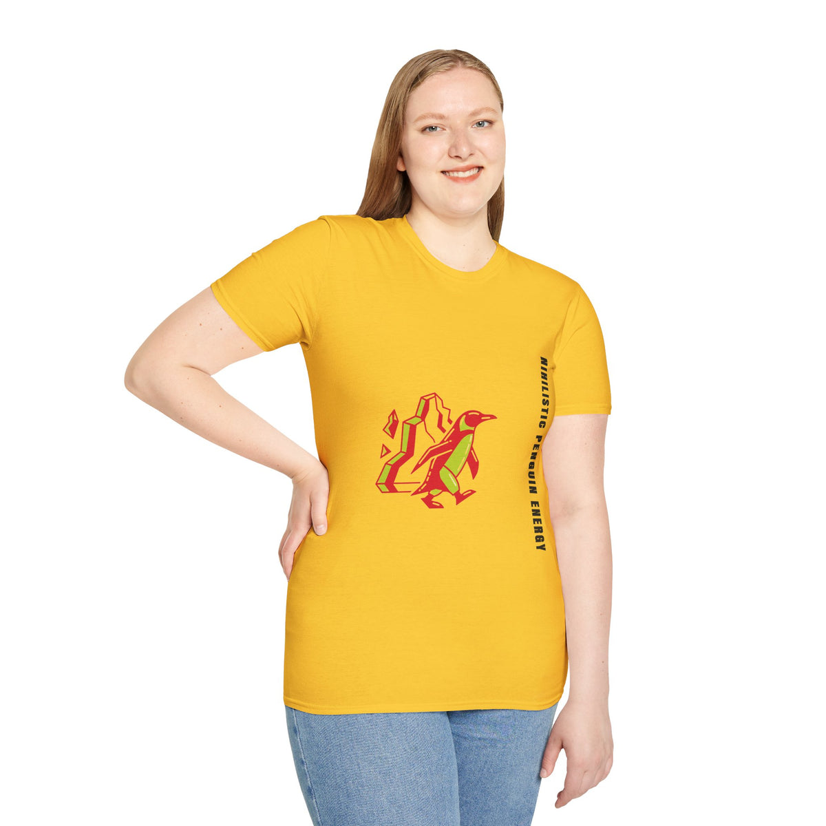 Penguin Mountains T-Shirt — Stylized Colorblock Penguin Graphic Tee - Trending Now - September 2026