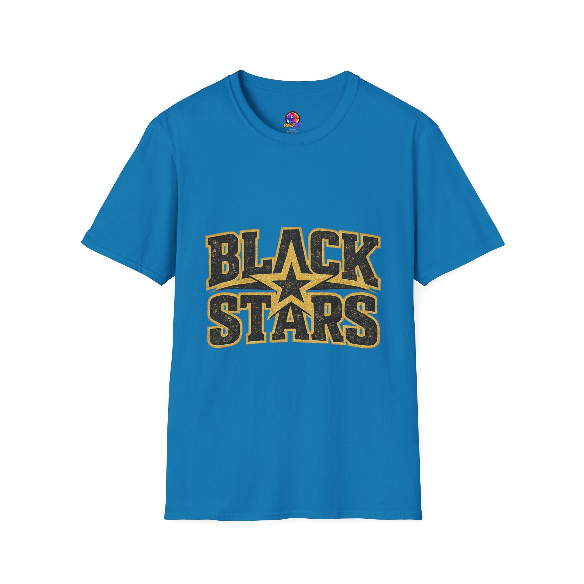 Ghana Black Stars T-Shirt — Bold Vintage Star Logo Tee