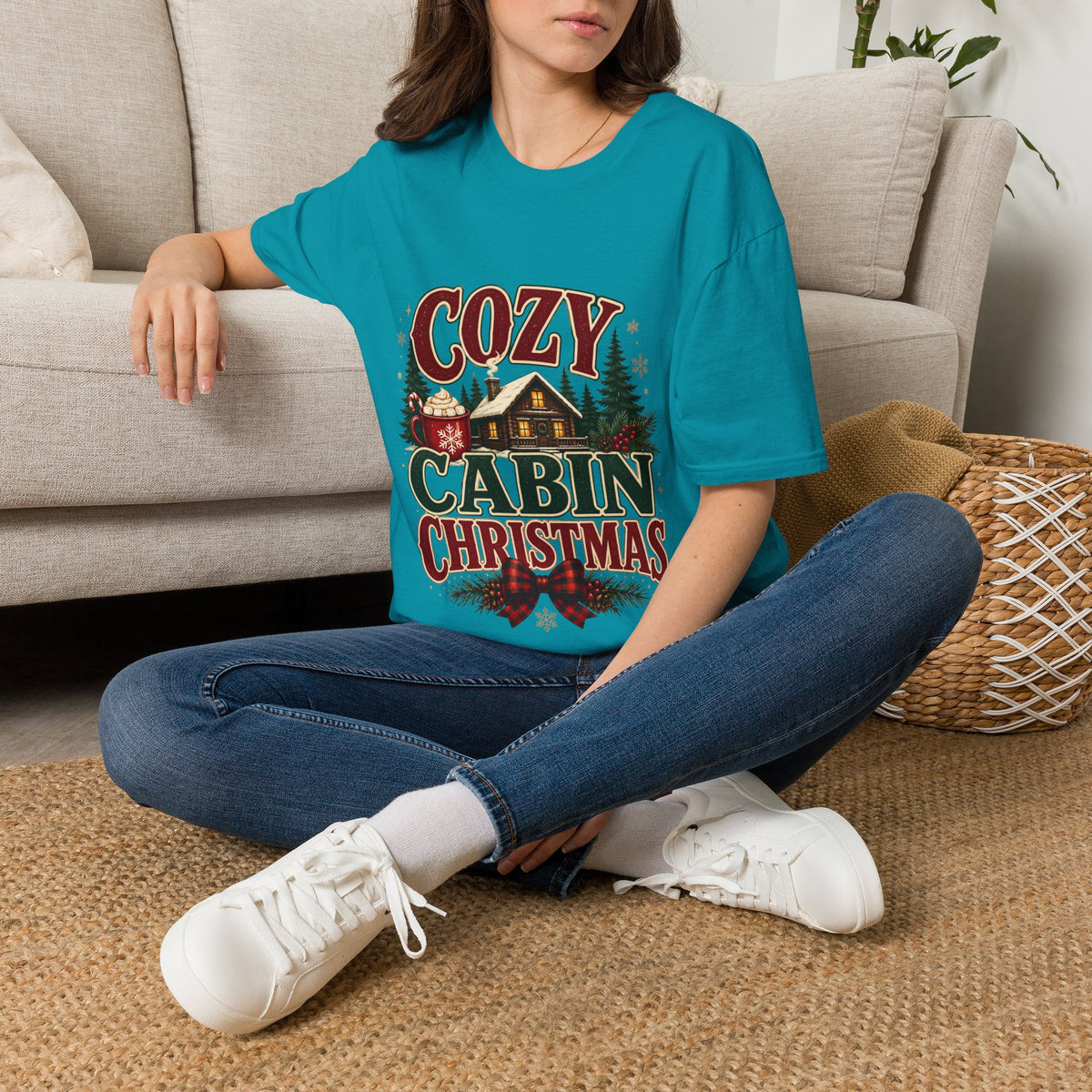 Cozy Cabin Christmas T-Shirt