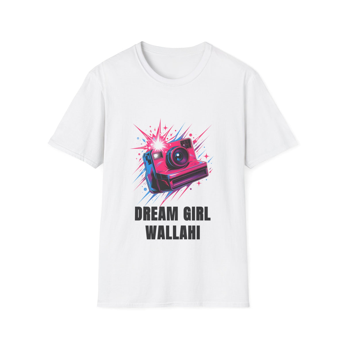 Dream Girl Wallahi Camera T-Shirt - Retro Pop Art Graphic Tee - Trending Now - September 2026