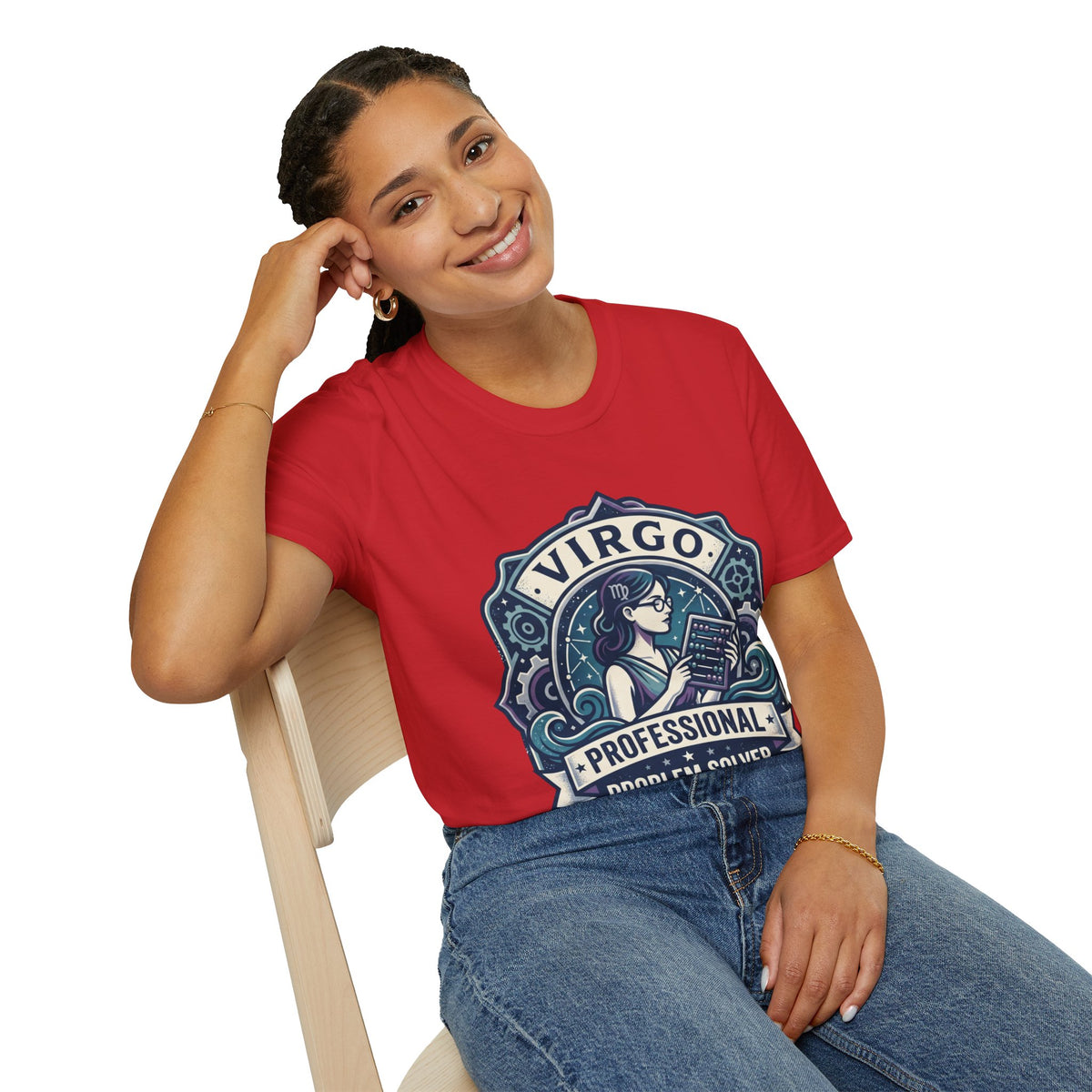 Virgo 'Professional Problem Solver' T-Shirt — Zodiac Astrology Tee for Women