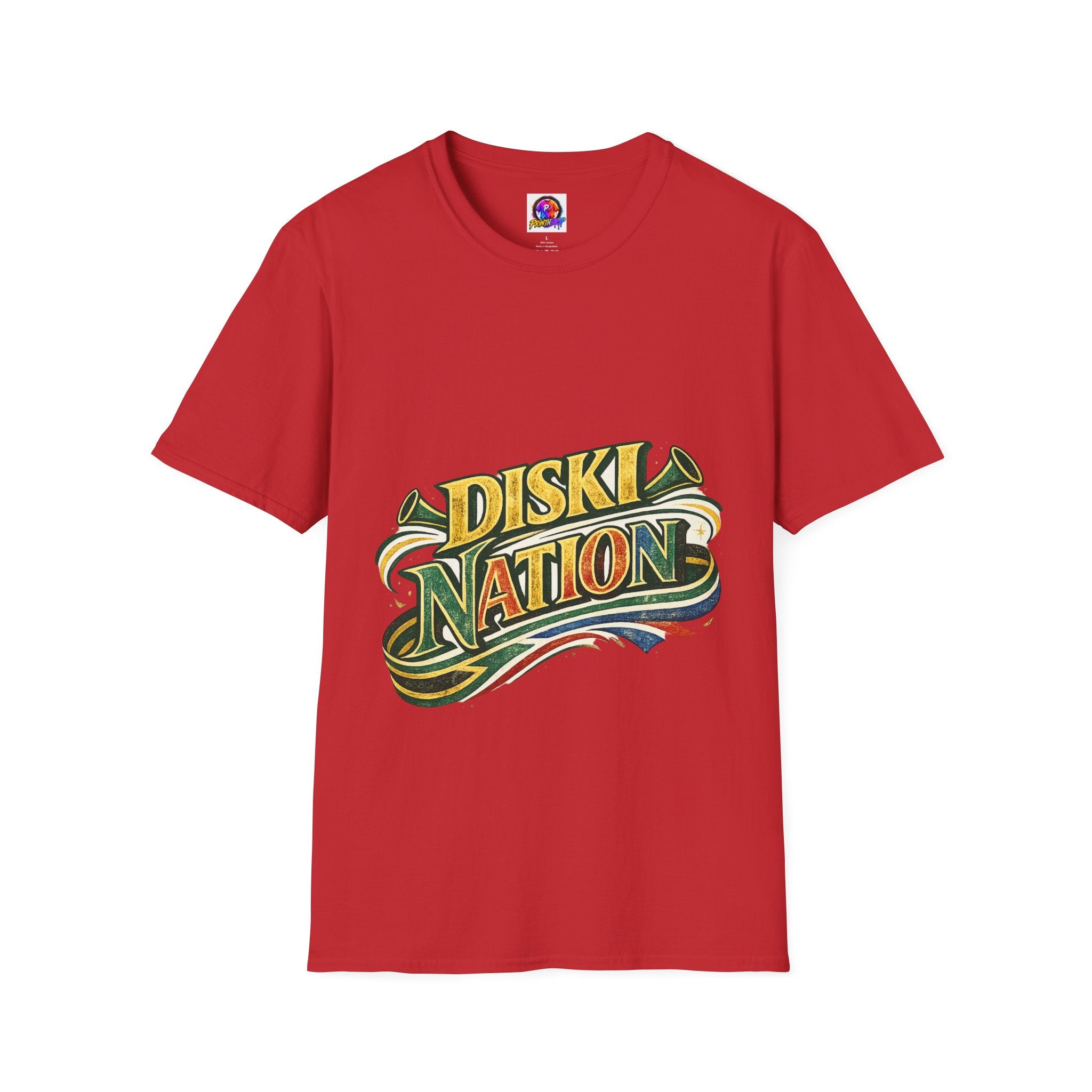 South Africa Diski Nation T-Shirt — Retro Reggae Graphic Tee
