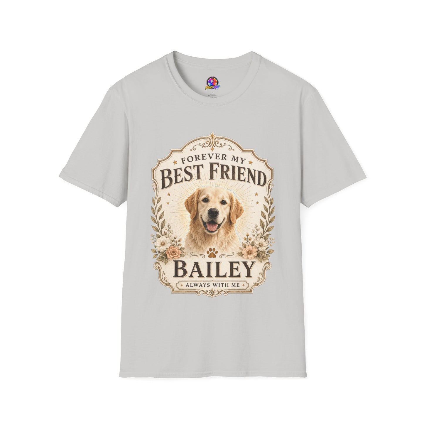 Forever My Best Friend Dog T-Shirt — Personalized Pet Tribute Tee